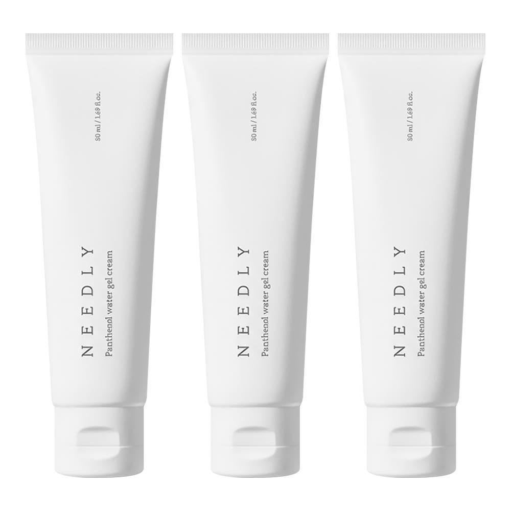 

NEEDLY Panthenol Water Gel Cream Intensive Hydrating & Brightening Moisturizer 50ml Triple Pack