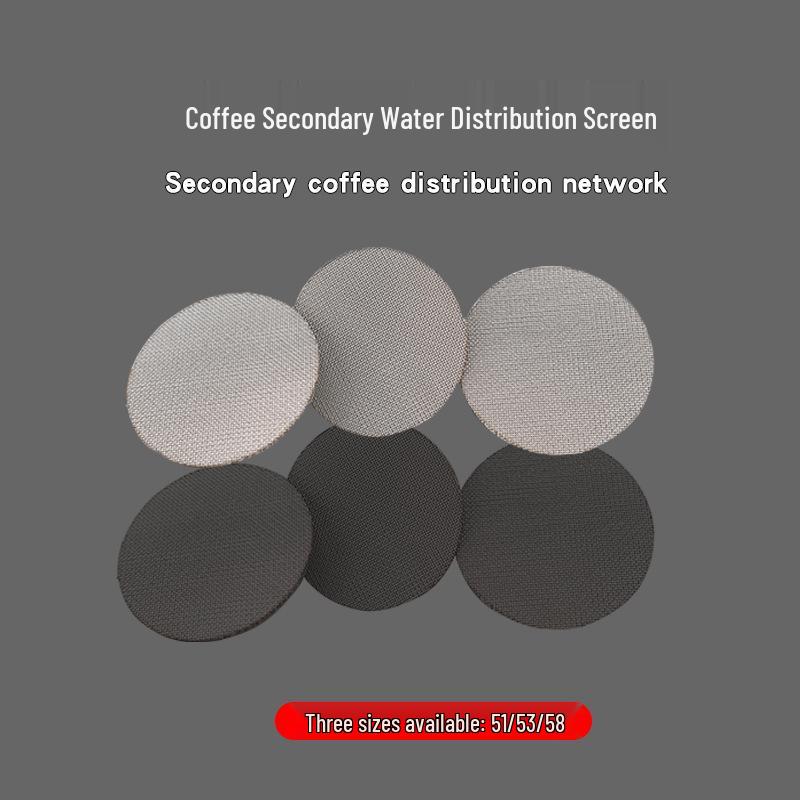 316 Stainless Steel Coffee Machine Powder Bowl & Filter Mesh - Fits 51/53/58mm
