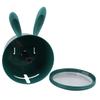 Toilet Paper Holder Container Plastic Cute Rabbit Wall Mounted Transparent Roll Paper Storage