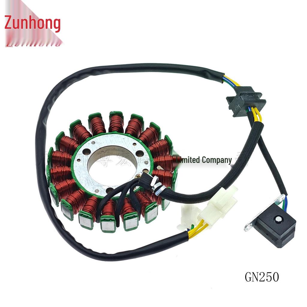 Compatible Magneto Ignition Coil Stator for GN250 Motorcycle