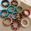 Resin Acrylic Bangle Europe American Style Exaggerated Bracelet Exaggerated Elastic Bracelet  Gift