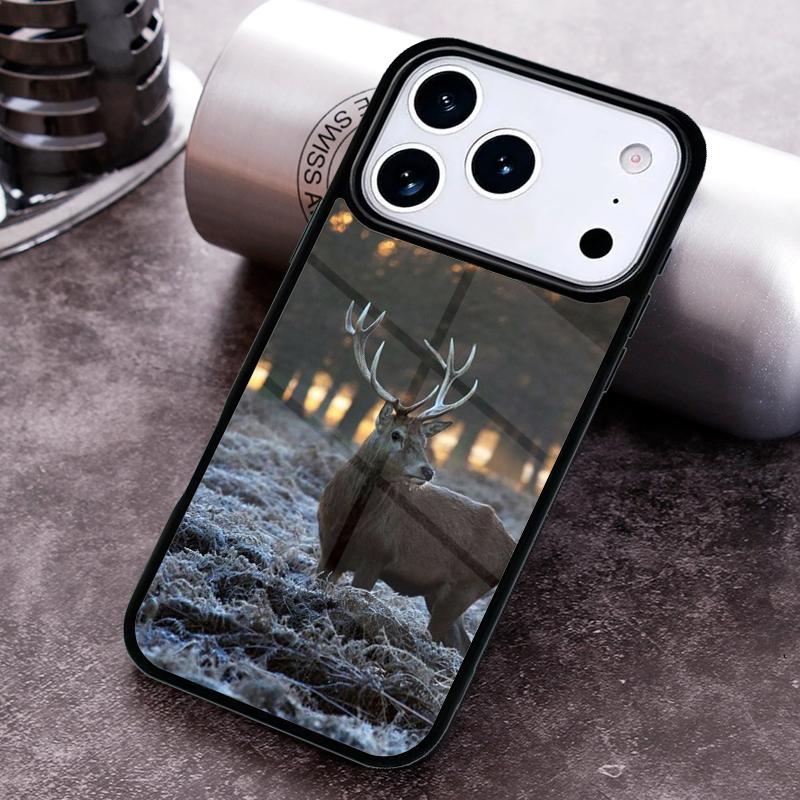Stag Male Reindeer Nature Phone Case For iPhone 17,16e,15,14,13,12,11,Mini,Pro,MAX soft Silicone Cover