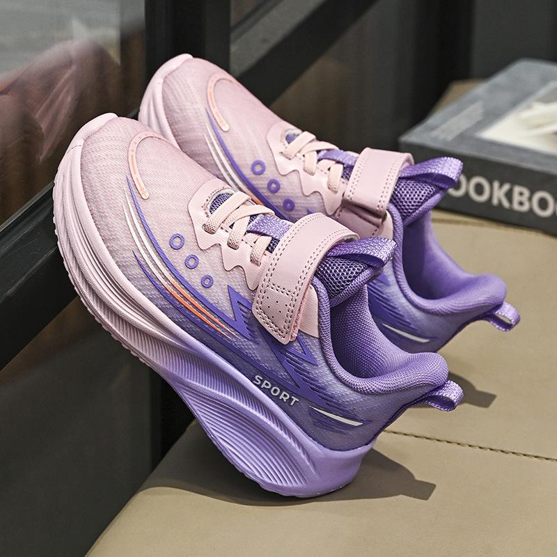 Детская обувь Ежегодная сетчатая детская дышащая спортивная средняя большая легкая для бега 40