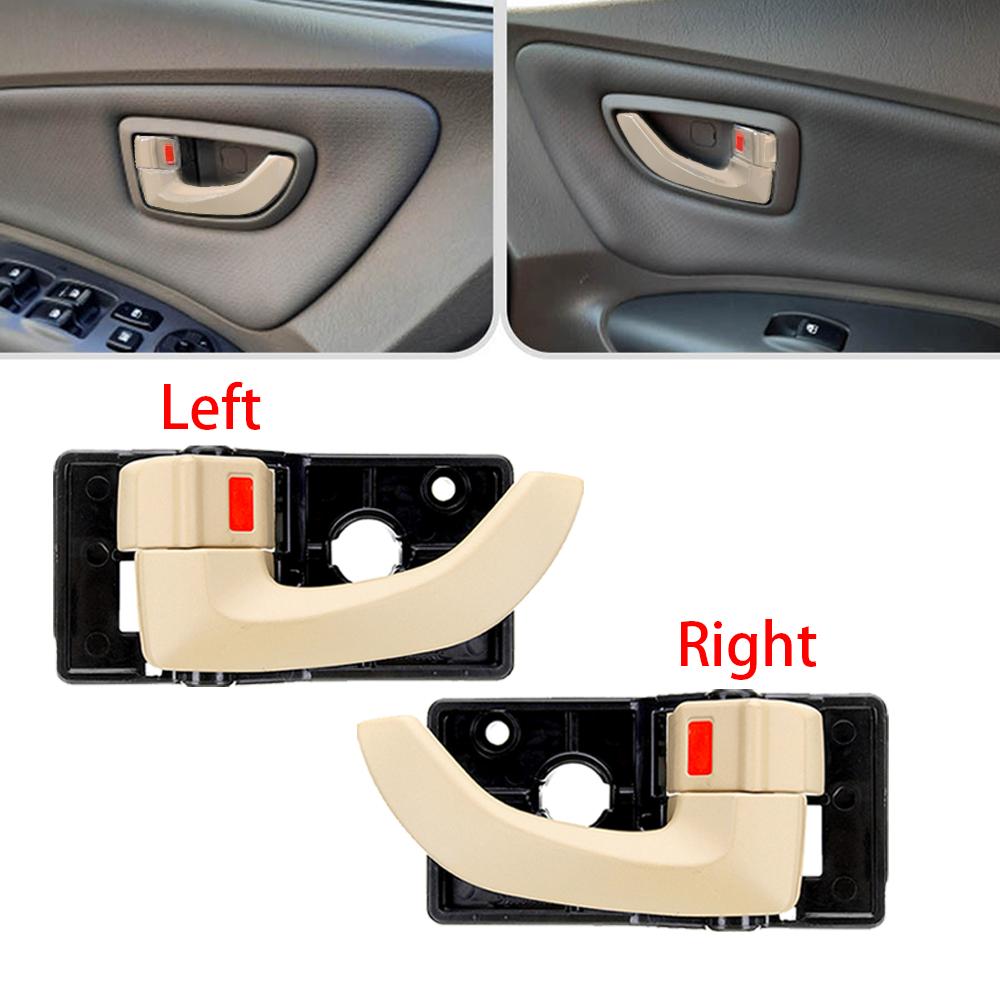 1/2pcs Sliver Left Right Car Interior Door Handles for Modern Tucson 82620-2Z020 Replacement Set Car Accessories