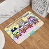 Tamagotchies Cartoon Front Door Mat Anti-Slip Indoor Welcome Quick Dry Doormat Floor Bathroom Entrance Rug Carpet Footpad