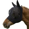Horse Face Mask Halloween Mask Breathable Anti Fly Stretchy Knitted Mesh Mask Ear Masks Protector Horse Equestrian Equipment