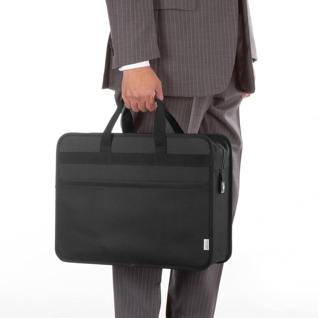 Sanwa Supply Easy PC Carry Bag (15.6-inch Wide, Lockable) BAG-BOX2BK3 Black