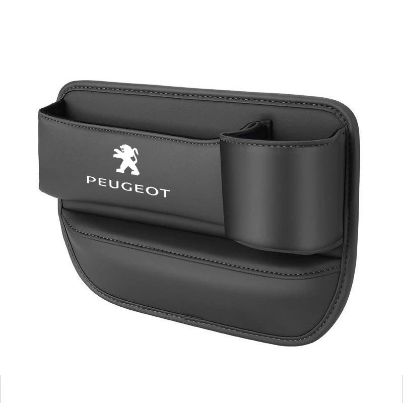 Multifunction Sticker Car Seat Gap Filler Leak-proof Storage Bag Cup For Peugeot 408 308 5008 208 2008 3008 Landtrek Rifter 508