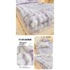 Solid Color Rabbit Like Plush Bed Sheet, 30cm Deep Pocket Design,Fully Wrapped Anti Slip Mattress Protective Cover,Thick and Warm In Autumn and Winter