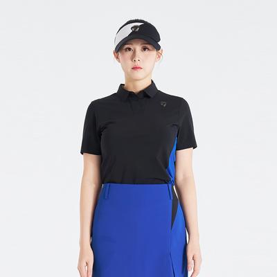 TAYLORMADE APPAREL 26Ss Women'S Colorblock Collared Short Sleeve T-Shirt T8031T66141-199