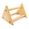 Funny Shape Parrot Stand Perch Tabletop Design Wooden Activity Playstand  Pet Training