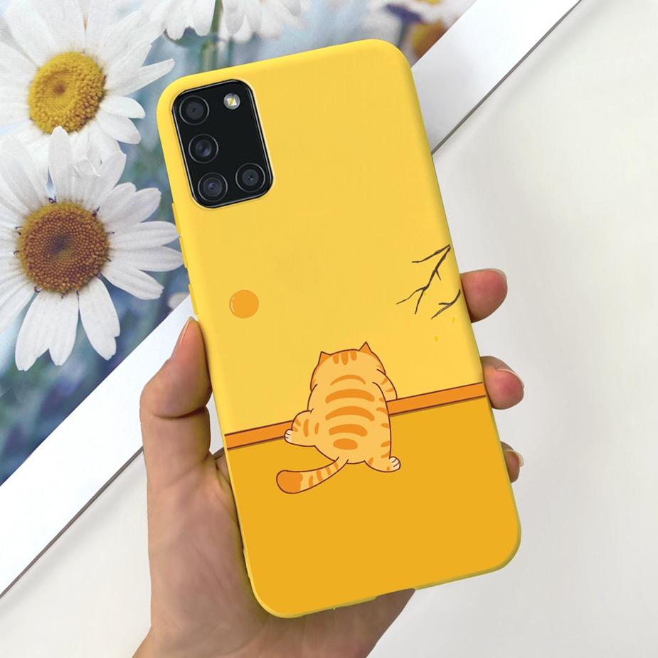 For Samsung Galaxy A51 A71 Case A515F A715F Cute Fashion Cartoon Painted Phone Case For Samsung A51 A 31 41 71 Soft Cover Bumper
