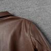 Men's Leather Jacket Genuine Cow A2 Flight Suit Man Aviator Bomber Coat Men Cow hide Leather Jackets Spring Autumn