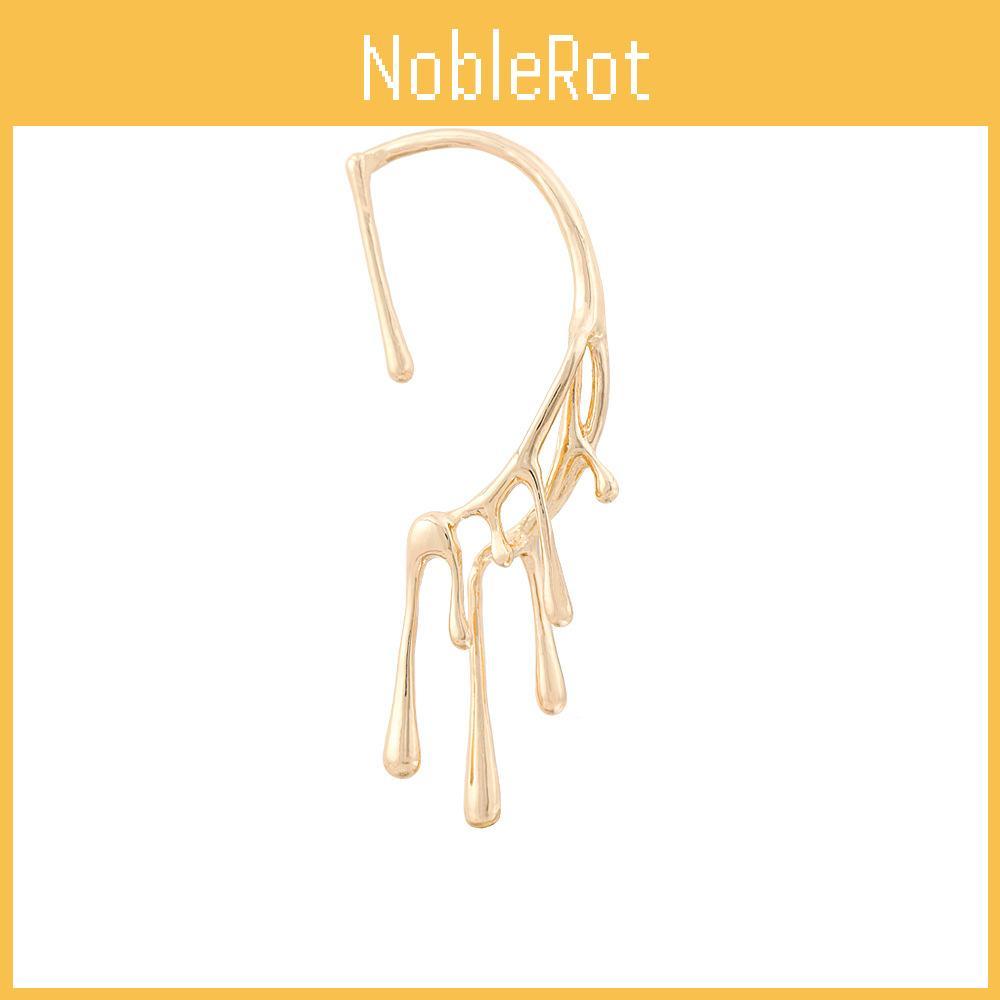 Alloy Geometric Chic Earrings With Irregular Lava Drop Design In Gold Silver And