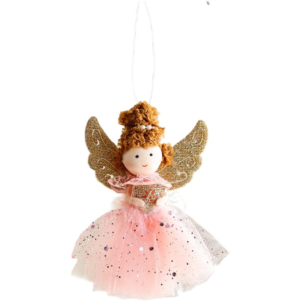 Holiday Decoration Christmas Angel Doll Christmas Decoration Adorable Design Festive Atmosphere Lightweight Design