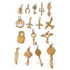 Exquisite And Compact Diy Key Pendant Stainless Steel Gold-Plated Cute And Diverse Styling Accessories