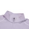 Fila Casual Half-Zip Stand Collar Long Sleeve T-Shirt Women Tops Magical-Purple A11W446204FPU