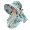 Women Sun Hat With Mask UPF50+ UV-Protection For Outdoor Cycling Hiking