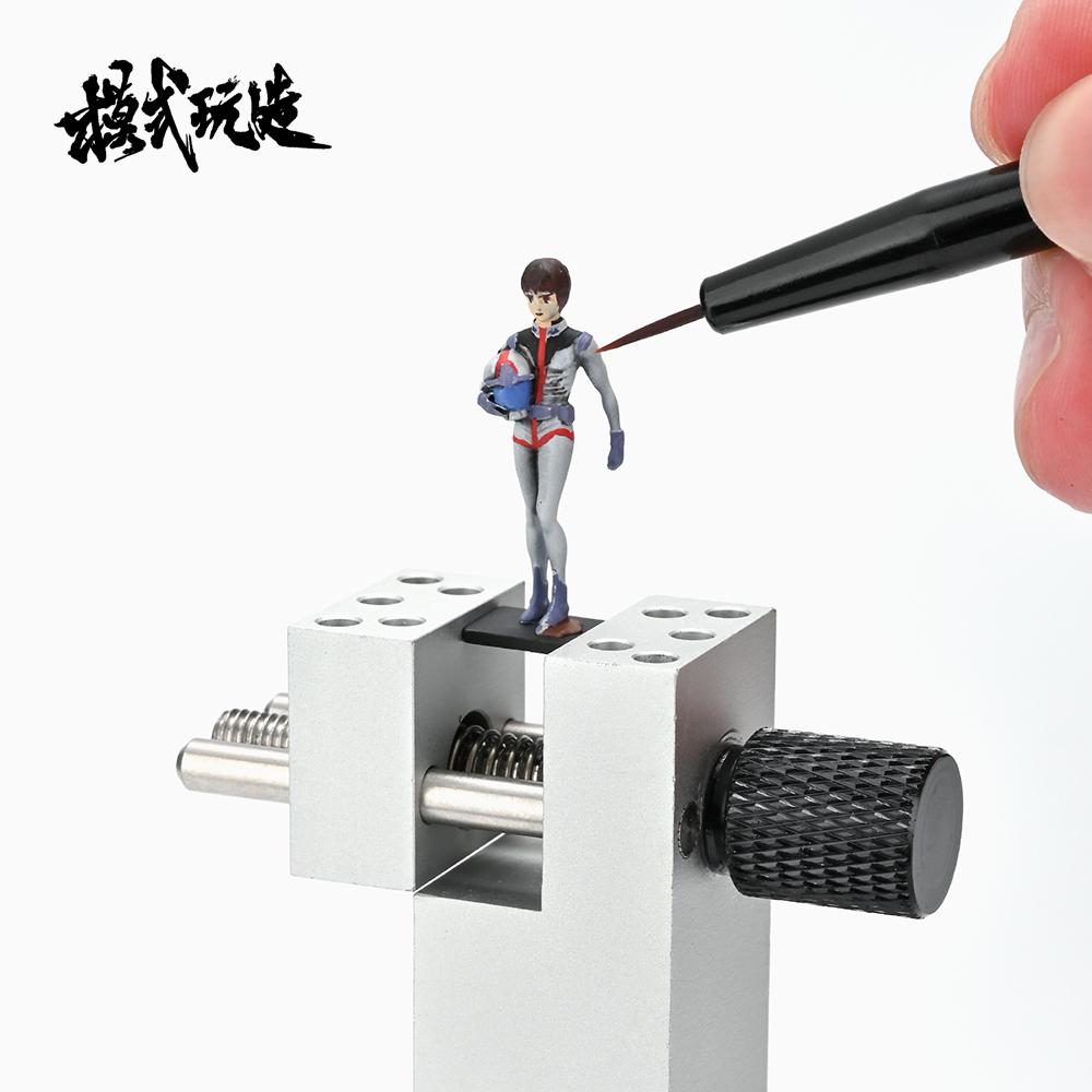 Model Painting Handheld Vise Stable clamping Omni-directional use Easy operation For Miniature assemblage Painting and coloring