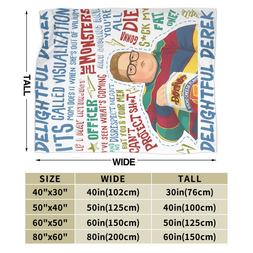 Delightful Derek Sck A Fat One Ufo Movie   Blanket Flannel Multifunction Super Soft Throw Blanket For Sofa Outdoor Bedding Throw