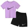 Kinder Sommer Neues Kurzarm-T-Shirt+Shorts 2-teiliges Trainingsanzug Set Junge Mädchen Geburtstagsgeschenk 3-12 Jahre Kleidung Lässig Mode Jogginganzug