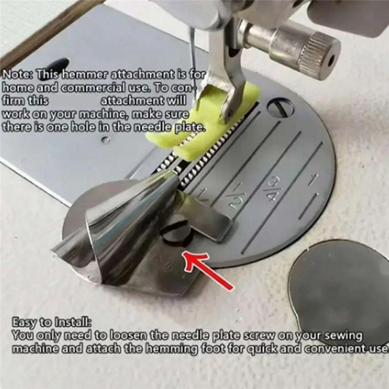 M-Modern-3Mm-10Mm Sewing Rolled Hemmer Foot Sewing Machine Presser Foot DIY Crafts Hemming Puller Accessories
