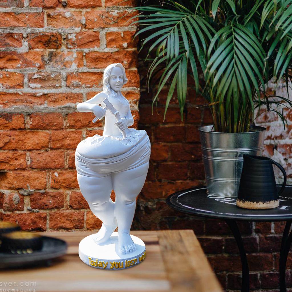 1pcs Weight Loss Slimming Goddess Statue, Decorative Figurines, Sculpture, Bedroom Model, Yoga, Gym, Gym Ornament, Gift for Girls