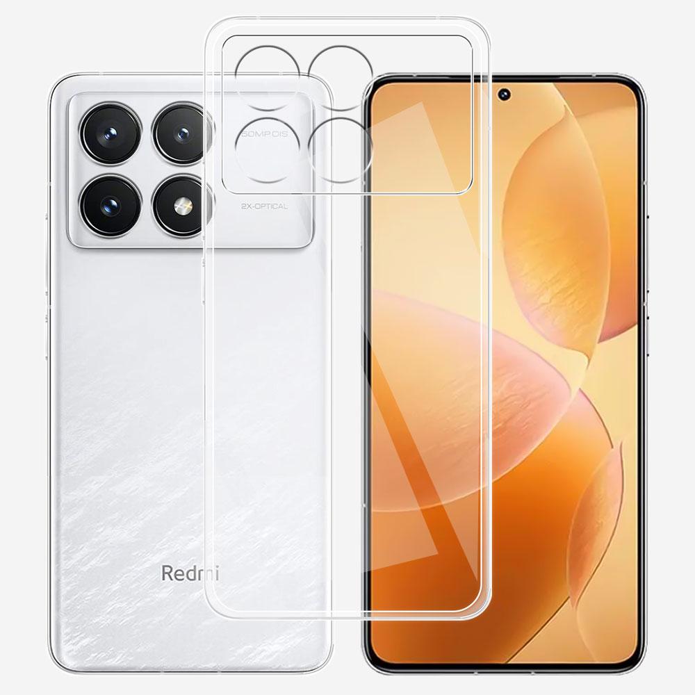 For Redmi K70 Pro Case Clear Soft Silicone Phone Case Cover or Redmi K70E K60E K60 Ultra Coque Redmi K60 Pro Redmi K50 Pro Funda
