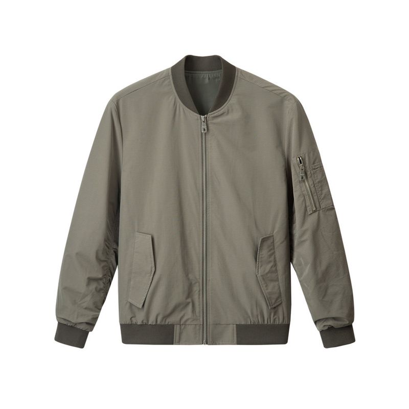 Thousand Paper Cranes Men's Baseball Collar Pilot 2025 Spring and Autumn New Workwear Jacket Thin Coat for Men