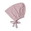 Solid Color Muslim Turban Hat Elastic Drawstring Hijab Caps New Design Headcover  Middle East Arab