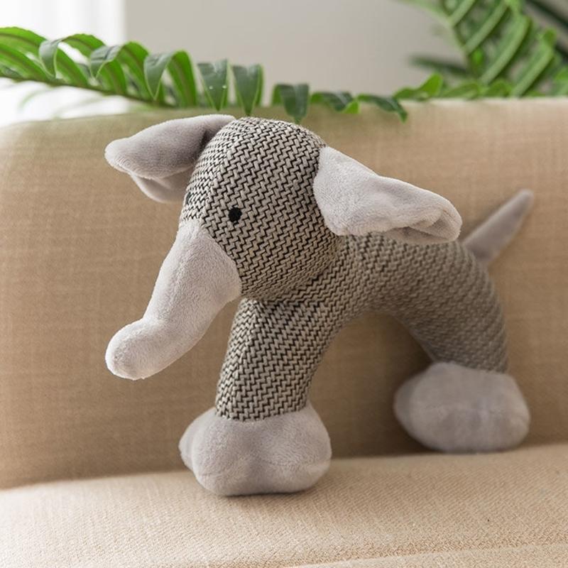 Fun Animal Shape Squeaky Toy For Dog Chewing and Tugging Entertainment Activity Teething Toy for Aggressive Chewers