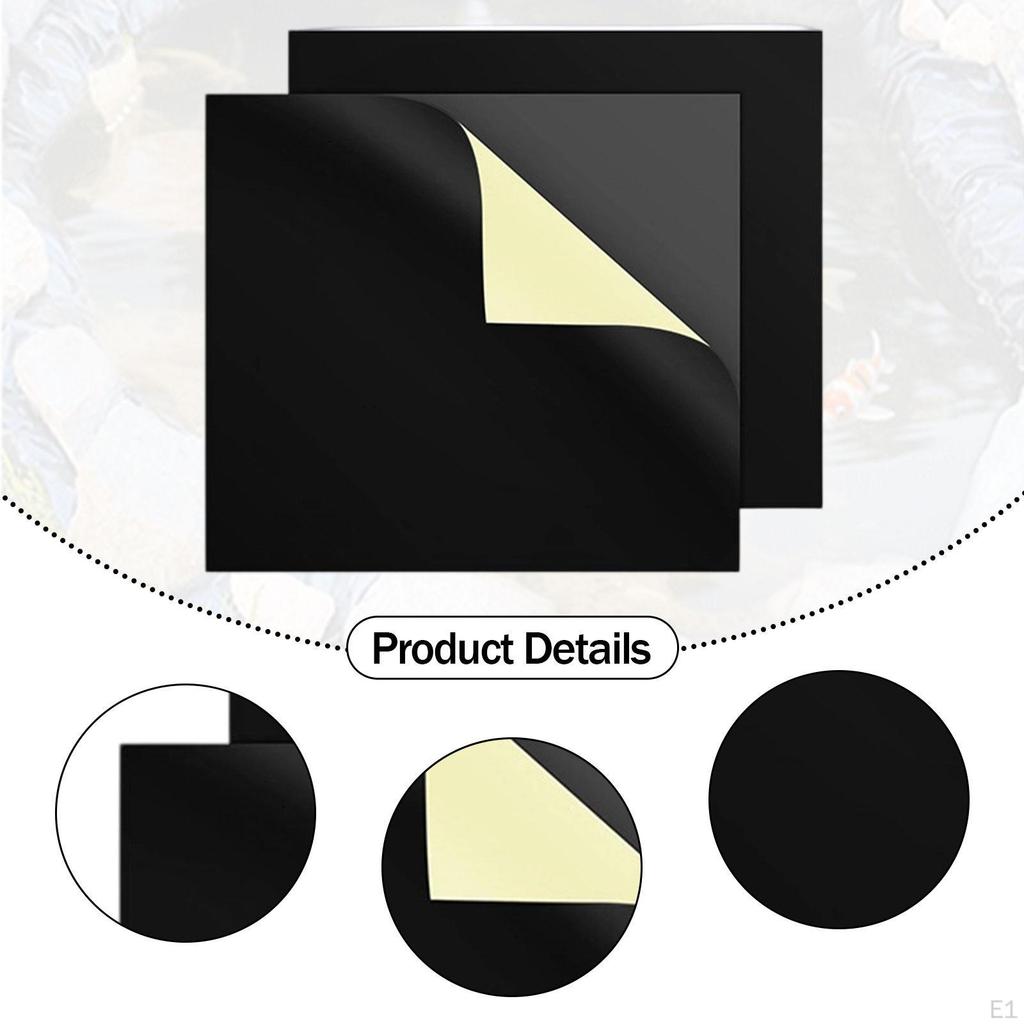 Pond Liner Repair Patches, 8 Inx8 in Lightweight Strong Sticky, Seam Tapes Waterproof