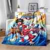 Digimon Cartoon Printed Blanket Flannel Warm Blankets Soft and Comfortable Blanket Bed Linings Cubre Cama Birthday Gift