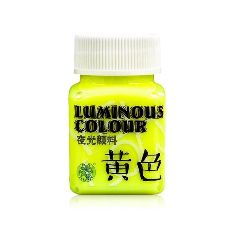 

Акриловая краска для разных поверхностей, цвета, активируемые ультрафиолетом, краска, товары для искусства жёлтый