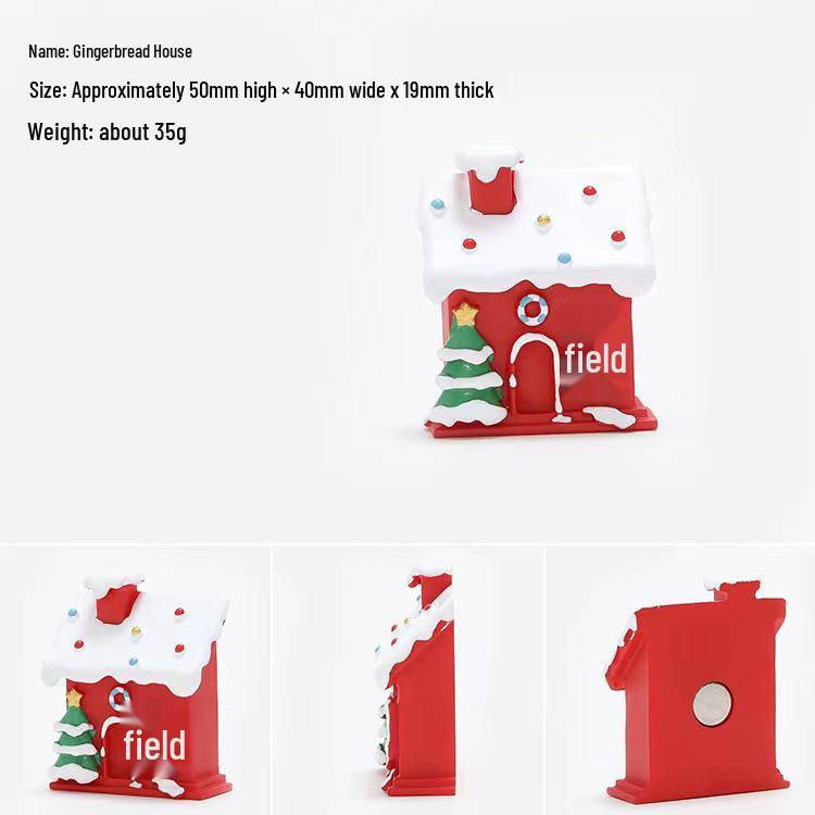 3D Nordic Santa & Reindeer Christmas Refrigerator Magnets