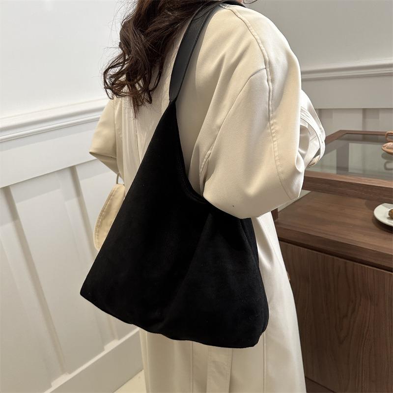 Women Fashion Large Capacity Simple Casual Tote Shoulder Handbag