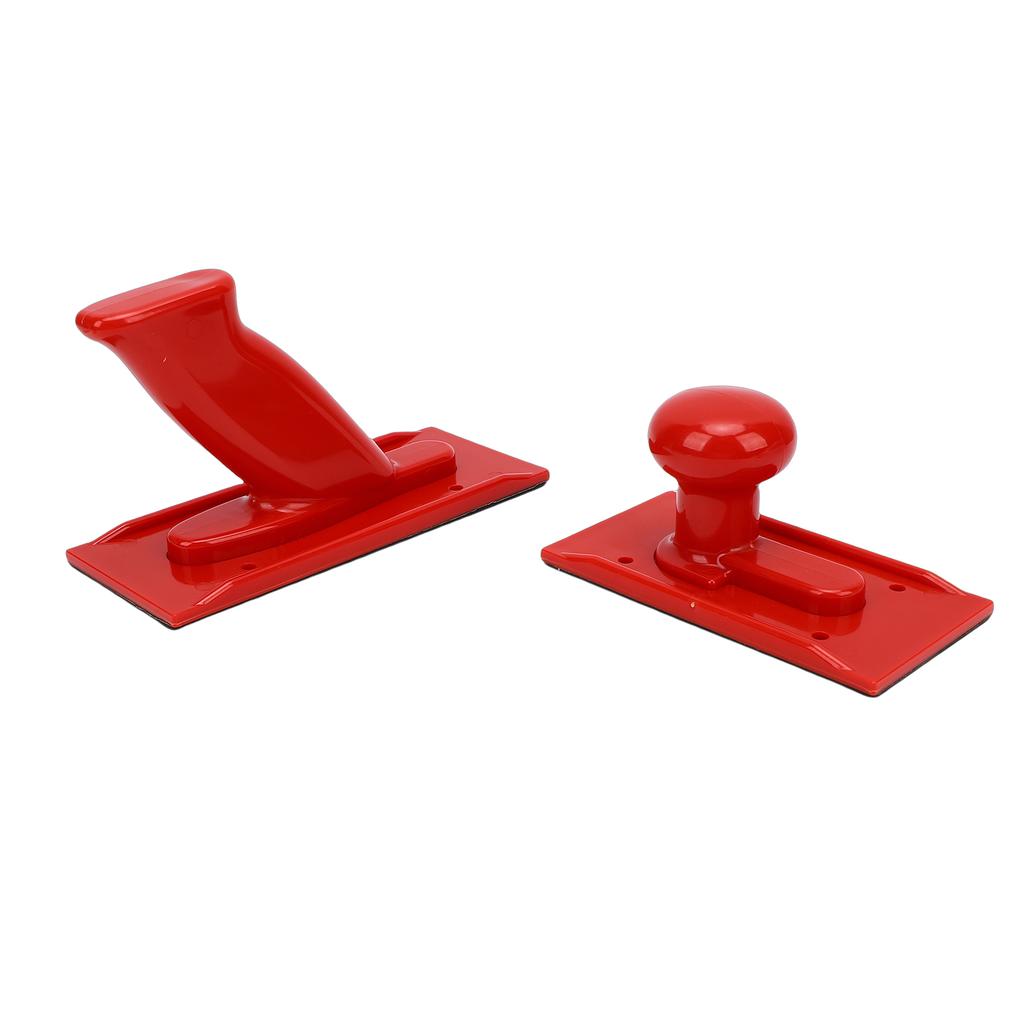 2PCS Woodworking Push Blocks Rounded Handle and Angled Grip Push Stick for Table Saw Planer Red