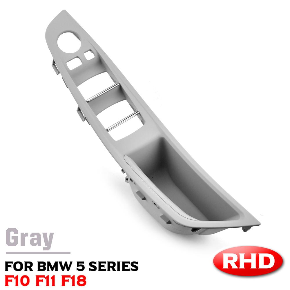 AAAQT1 RHD Right Driver Car Interior Door Handle Armrest Panel Pull Trim Cover Set For BMW 5 Series F10 F11 520i 523i 525i 528i 530i