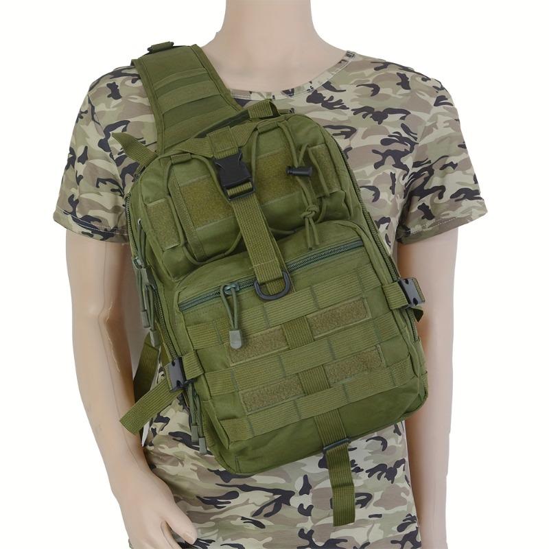 Tactical Sling Bag Chest Rig Bag for Cycling Camping Hiking Climbing Tactical Crossbody Backpack for Outdoor Patrol