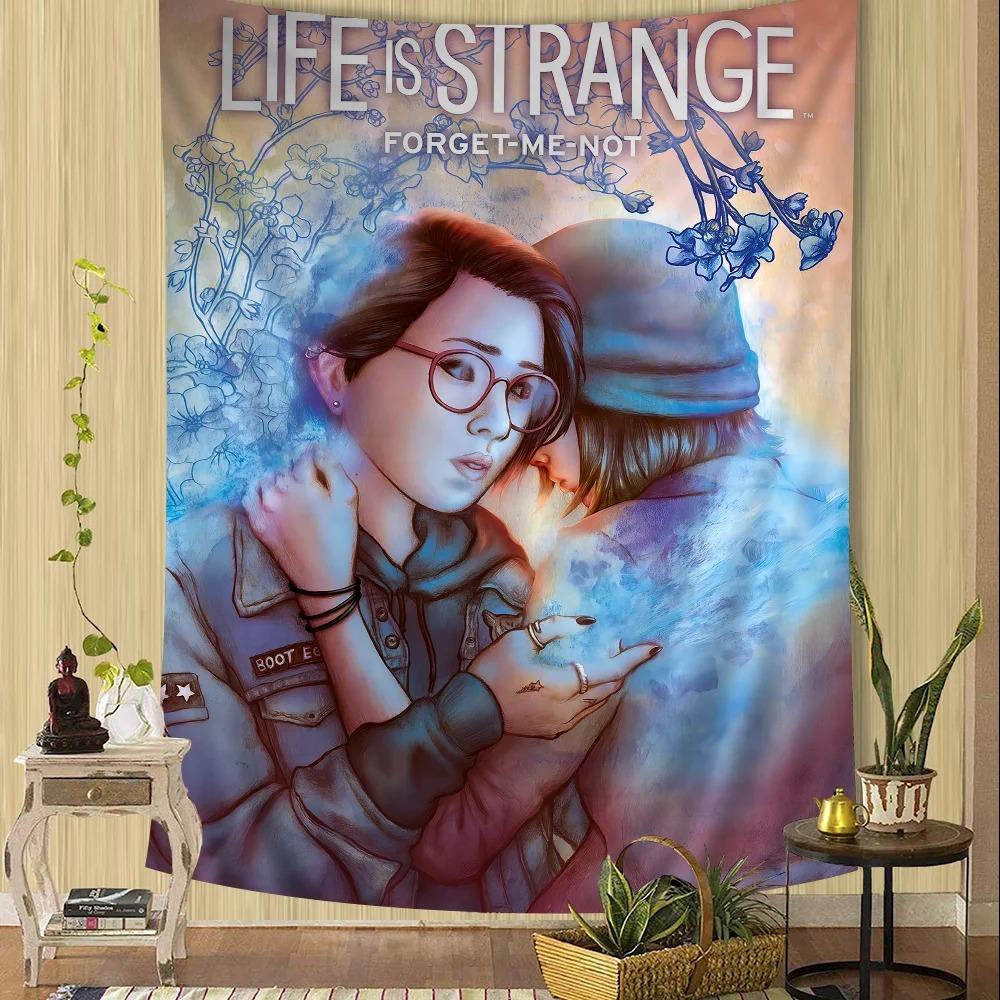 Tapestry stampata Life is Strange da appendere alla parete carta dei tarocchi gonna da parete hippie decorazione per dormitorio casa