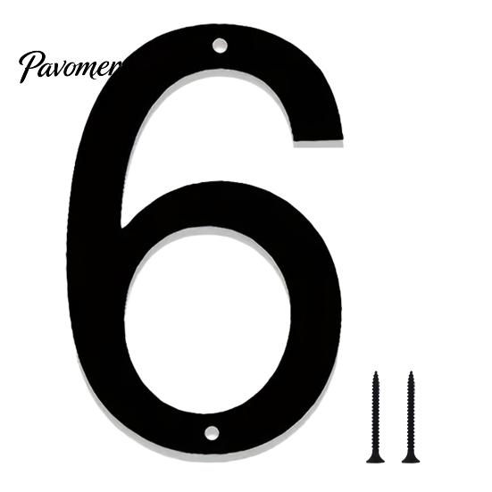 Ensemble de Chiffres en Métal Noir 3D pour Maison Extérieure, Numéros d'Adresse Flottants Modernes 0-9, Plaque de Porte, Boîte aux Lettres, Mur, Jardin, Résistante aux Intempéries