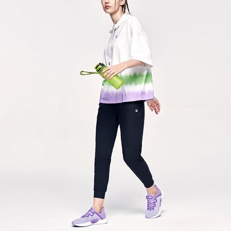 New FILA Knitted Sweatpants Women's Black A11W121604FBK