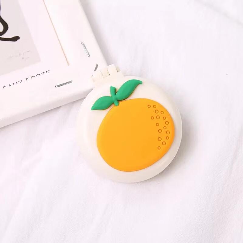 Sinle Cartoon Mini Folding Air Cushion Comb with Mirror