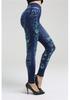 Butt-Lifting Super Elastic Butterfly Leggings - Denim Look