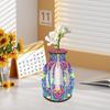 Rhinestones Painting Vase Flower Vase Art Painting Kit Handcraft Accessories Home Decor For Mother Professionals Children