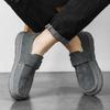 Fashion Slip on Casual Leather Driving Shoes Outdoor Boat Shoes Cow Suede Leather Moccasins for Man All-match Flats Men Moccasin Loafers