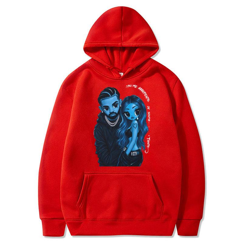 Karol G Drake No Me Arrepiento De Sentir Tanto Album Hoodies Pop Music Men Women Long Sleeve Tracksuit