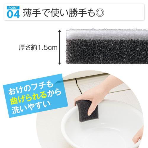 Comolife Cleaning Rubber Sponge (3-Pack) - Rubber Sponge for Bath Cleaning, Water Only, No Detergent Required, Removes Limescale, Mold, and Dirt, Made