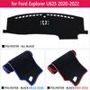 Car Dashboard Cover Dash Board Mat Carpet Dashmat for  Explorer U625 MK6 2020 2021 2022 Pad Sunshade Cushion Rug Accessories