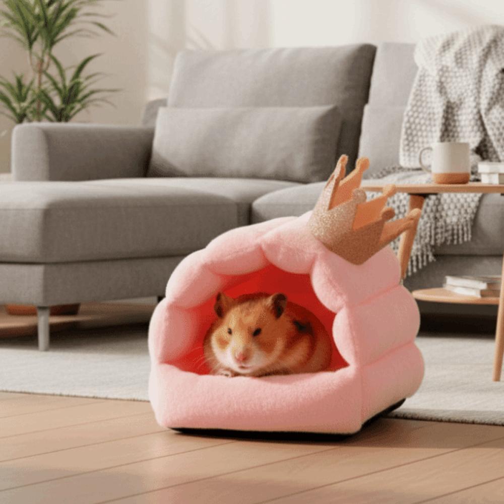 Windproof Hamster Cotton Nest Warm Animal Rest Shelter Comfortable Pet Bed House  Winter
